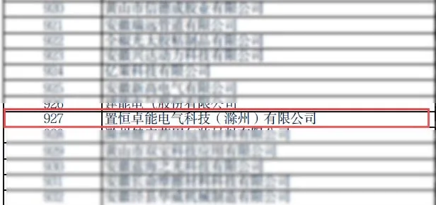 置恒卓能电气科技(滁州)有限公司被认定为2023年度安徽省“专精特新”企业(图2)