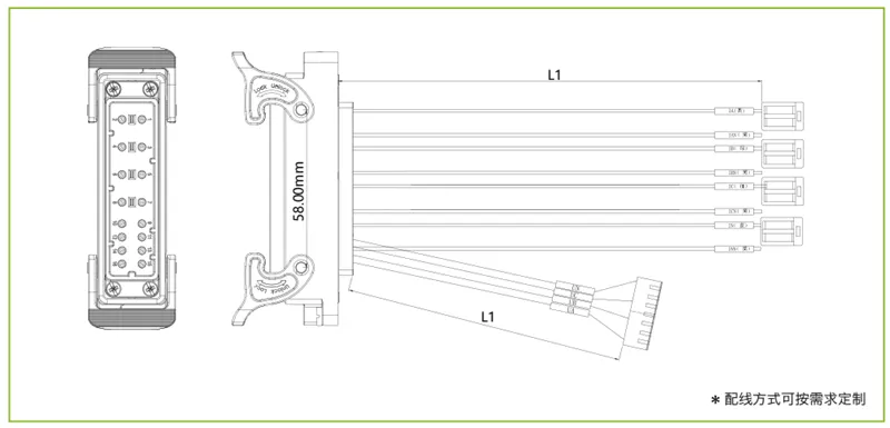 DTU矩形连接器—16芯插座(图1)