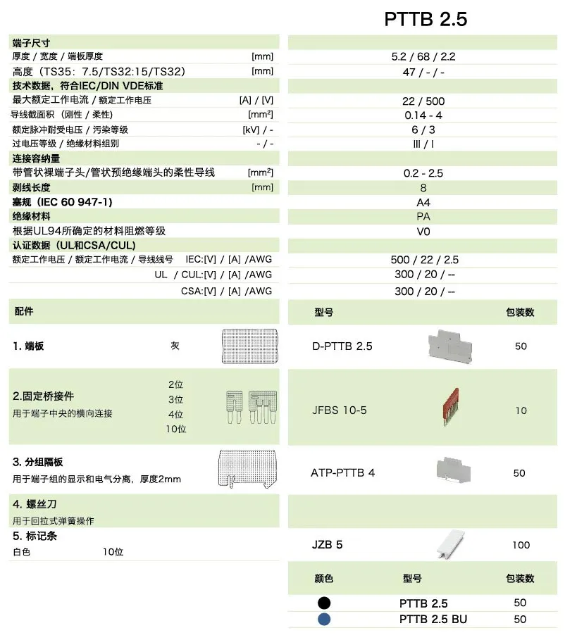 PT直插式系列PTTB 2.5(图1)