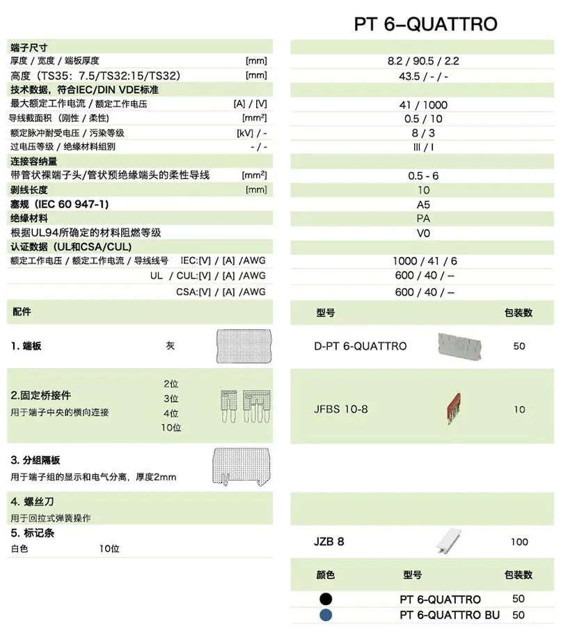 PT直插式系列PT 6-QUATTRO(图1)