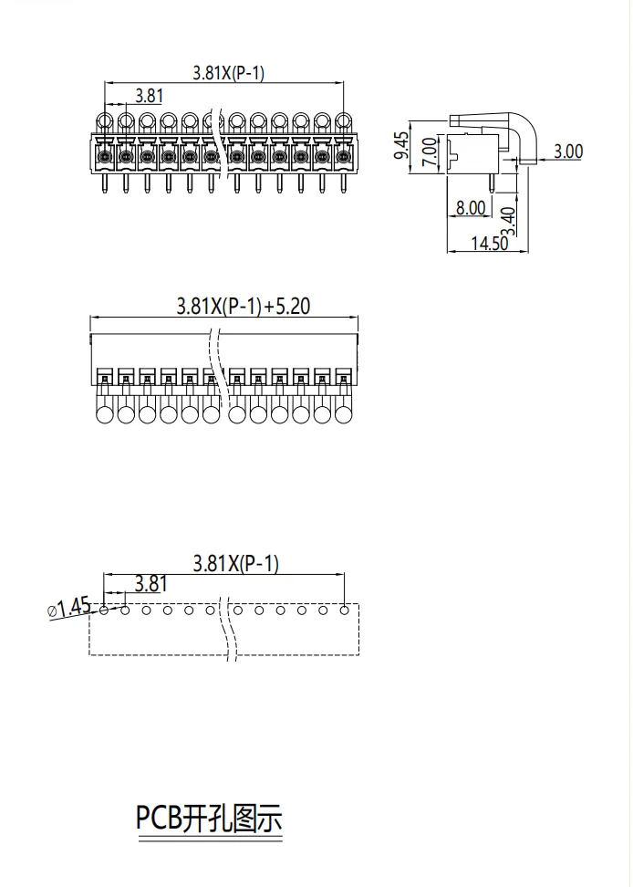插拔式端子台-插座STC-381-XX(424)(图1)